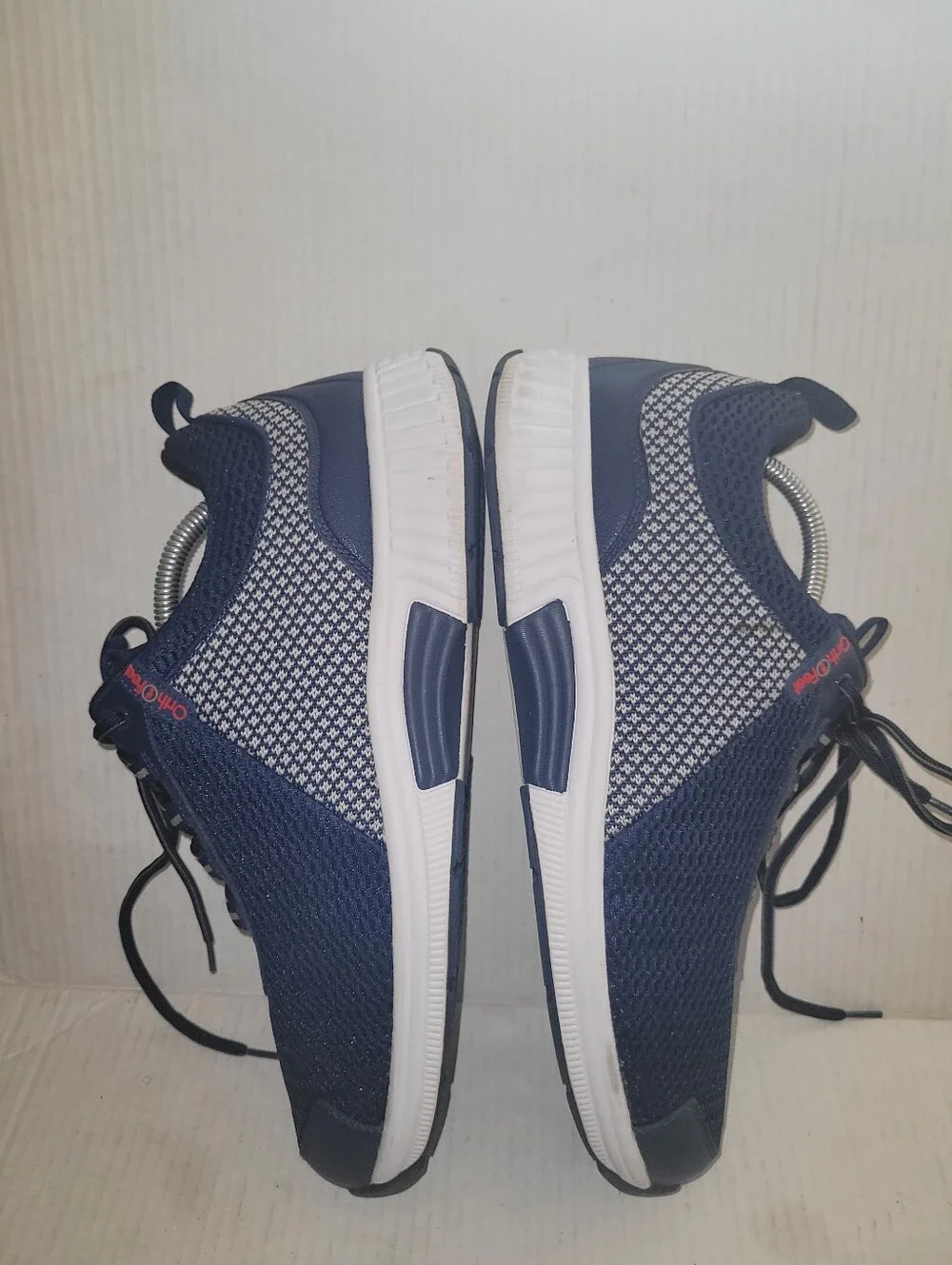 Orthofeet Edgewater Sneakers Men's Size 13 Wide 4E Blue Walking Shoes 616